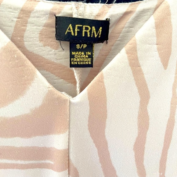 Saks off Fifth AFRM Jumpsuit S/P Tan & light brown Jumpsuit - Picture 4 of 8